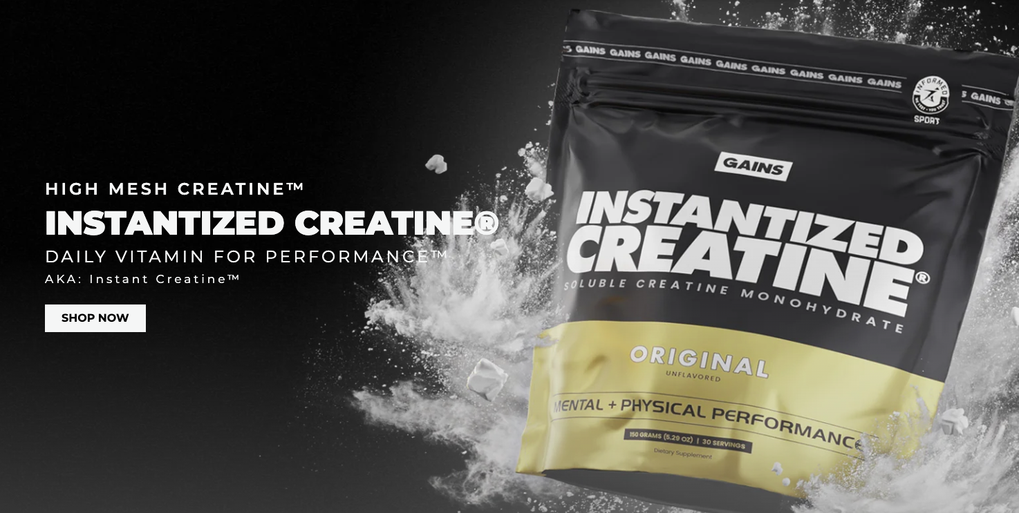 Gains in Bulk Instantized Creatine Products - High Performance Supplements
